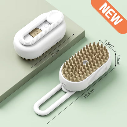 Cat Steam Brush 3 in 1 Electric Pet Brush Cat Hair Brushes Massage Dog Brush Spray Comb Pet Grooming Hair Removal Combs