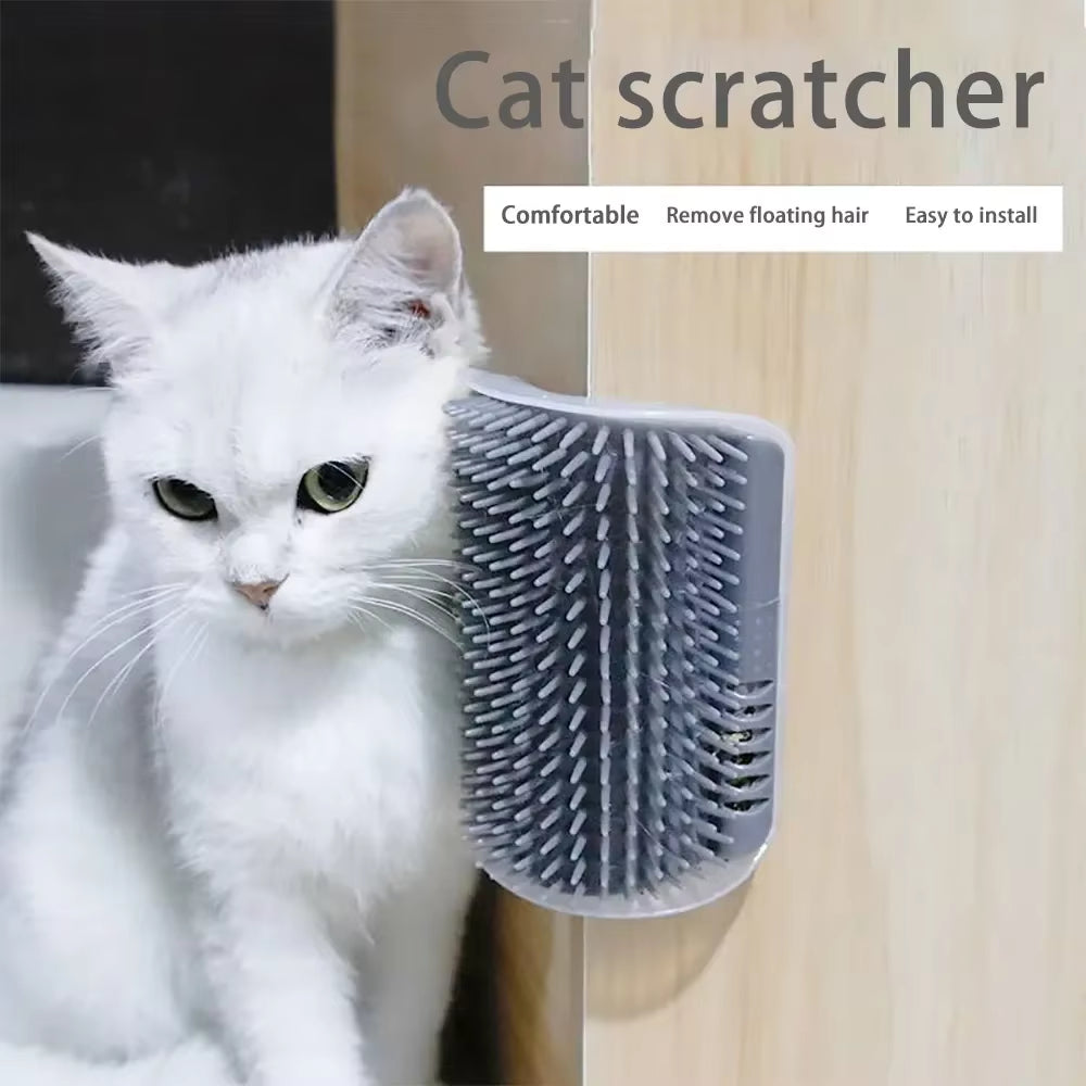 Large Wall Corner Brush Four Color Cat Comb to Remove Floating Hair and Scratch Tool Pet Comb Cat Toy Scratching Post