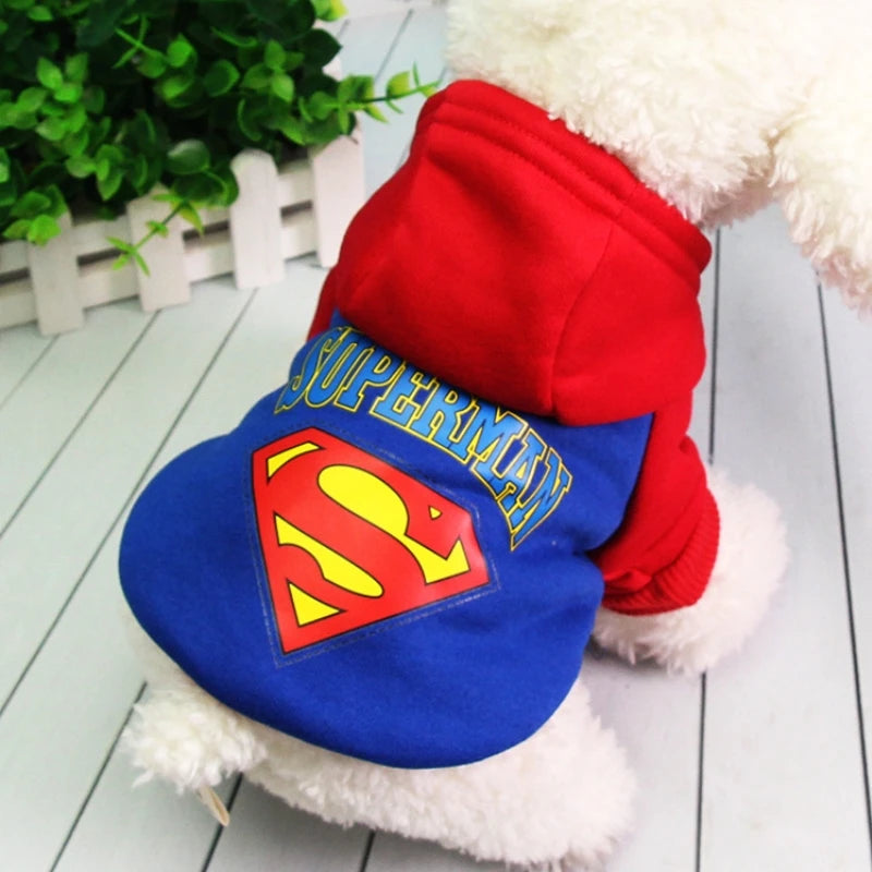 Dog Clothes Pet Dog Christmas Jacket Winter Warm Thick Cute Cartoon Small Dog Cloth Costume Dress Apparel Puppy Kitten Costume