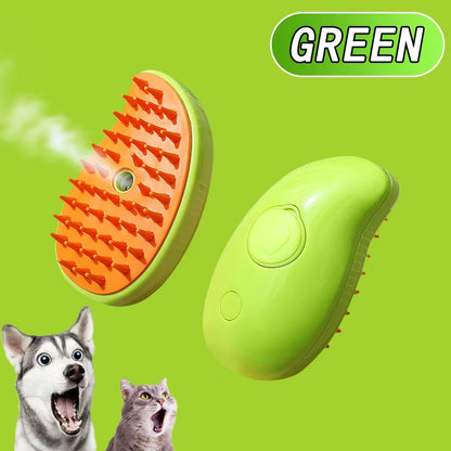 Cat Steam Brush 3 in 1 Electric Pet Brush Cat Hair Brushes Massage Dog Brush Spray Comb Pet Grooming Hair Removal Combs